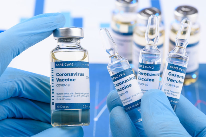 Scientists are working on manufacturing doses of the Pfizer vaccine for people 16 and older.