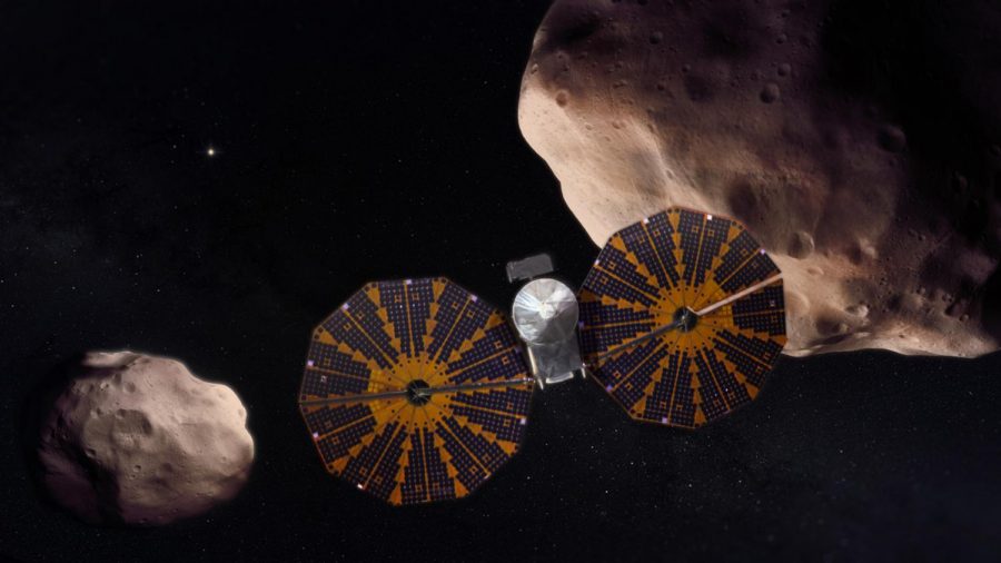 The goal of the Lucy Mission is to observe and research the Trojan Asteroids to discover how the universe has evolved.