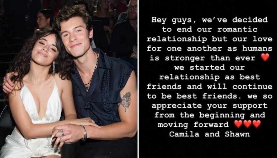 Mendes and Cabello post their breakup on their Instagram stories- wishing the best for one another.
