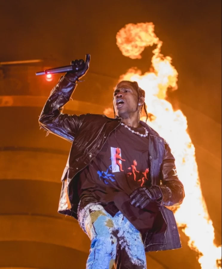 Scott performing at Astroworld. 