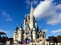 The Cinderella Castle that guests walk through upon their entrance to the park. 