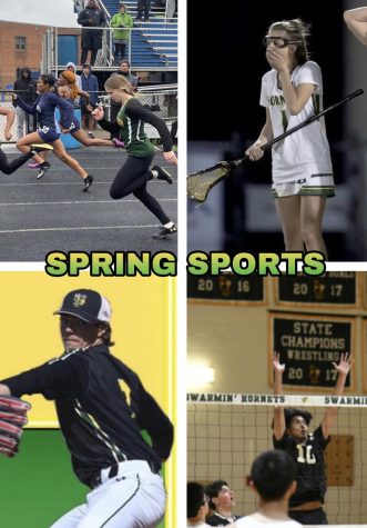 Damascus spring athletes competing in their respective sports.
