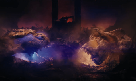   A screenshot from the teaser trailer for the newest entry in Legendary Pictures’ Monsterverse series, Godzilla x Kong: The New Empire. This particular part of the trailer left quite the impression on viewers, indicating that there may be an even stronger Titan in the franchise than either Godzilla or Kong. 

