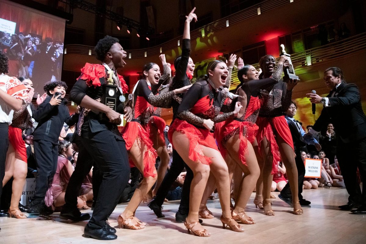 Competitors at the Latin Dance Competition.  