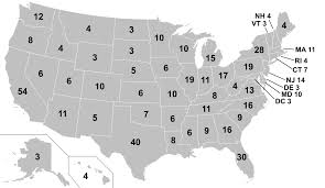 Each state’s electoral vote count on the 2024 election