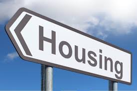 Photo of  a housing highway sign. 