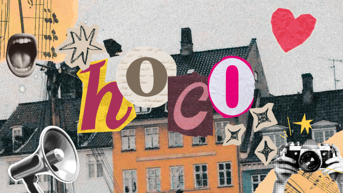 Photo that says HOCO, made on canva