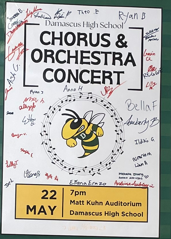 2025 Spring concert poster